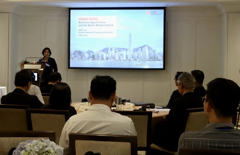 促进越南与中国香港的投资营商合作