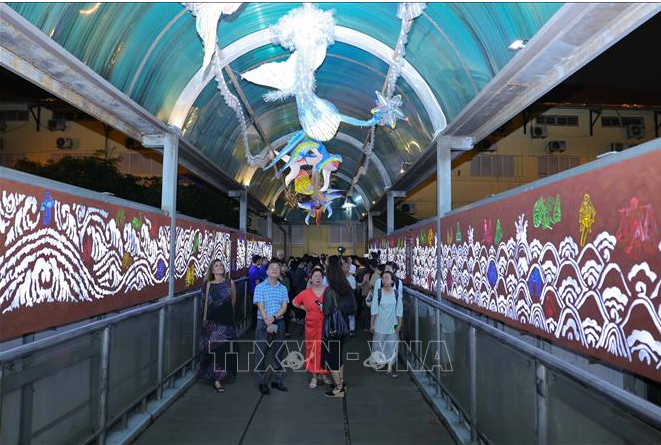 河内参观公共艺术空间的首条步行旅游线路正式亮相