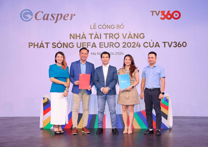 越南TV360视频平台公布2024年欧洲杯转播官方赞助商