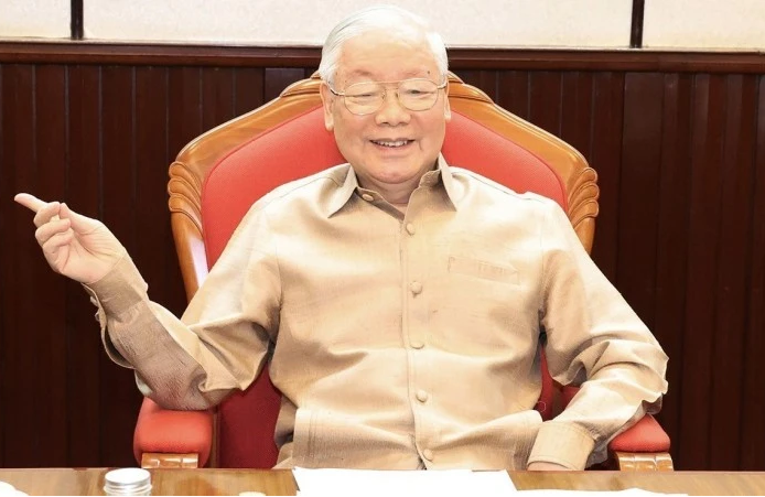越共中央总书记阮富仲主持召开主要领导干部会议