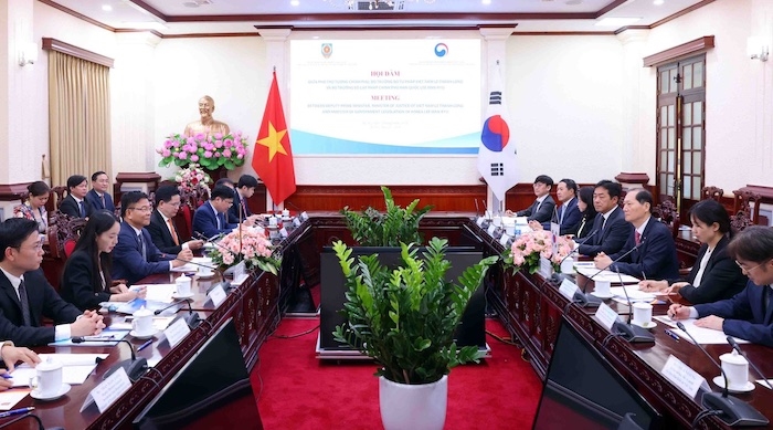 越南与韩国推进司法与法律合作
