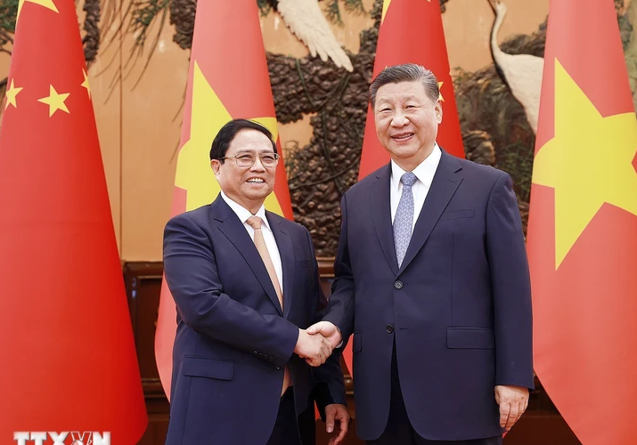 越南政府总理范明正的中国之行受到中国媒体的高度关注