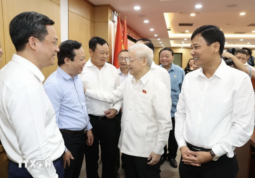 越南国会主席陈青敏：阮富仲总书记——一位一生致力于人民的幸福的精明政治家