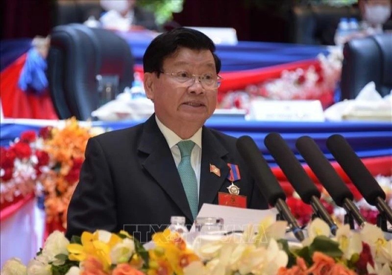 老挝人民革命党中央总书记通伦致信祝贺新任越共中央总书记苏林