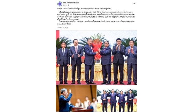 世界各国媒体密集报道苏林同志当选为越共中央总书记