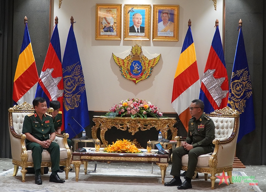 越南与柬埔寨推进防务合作走深走实