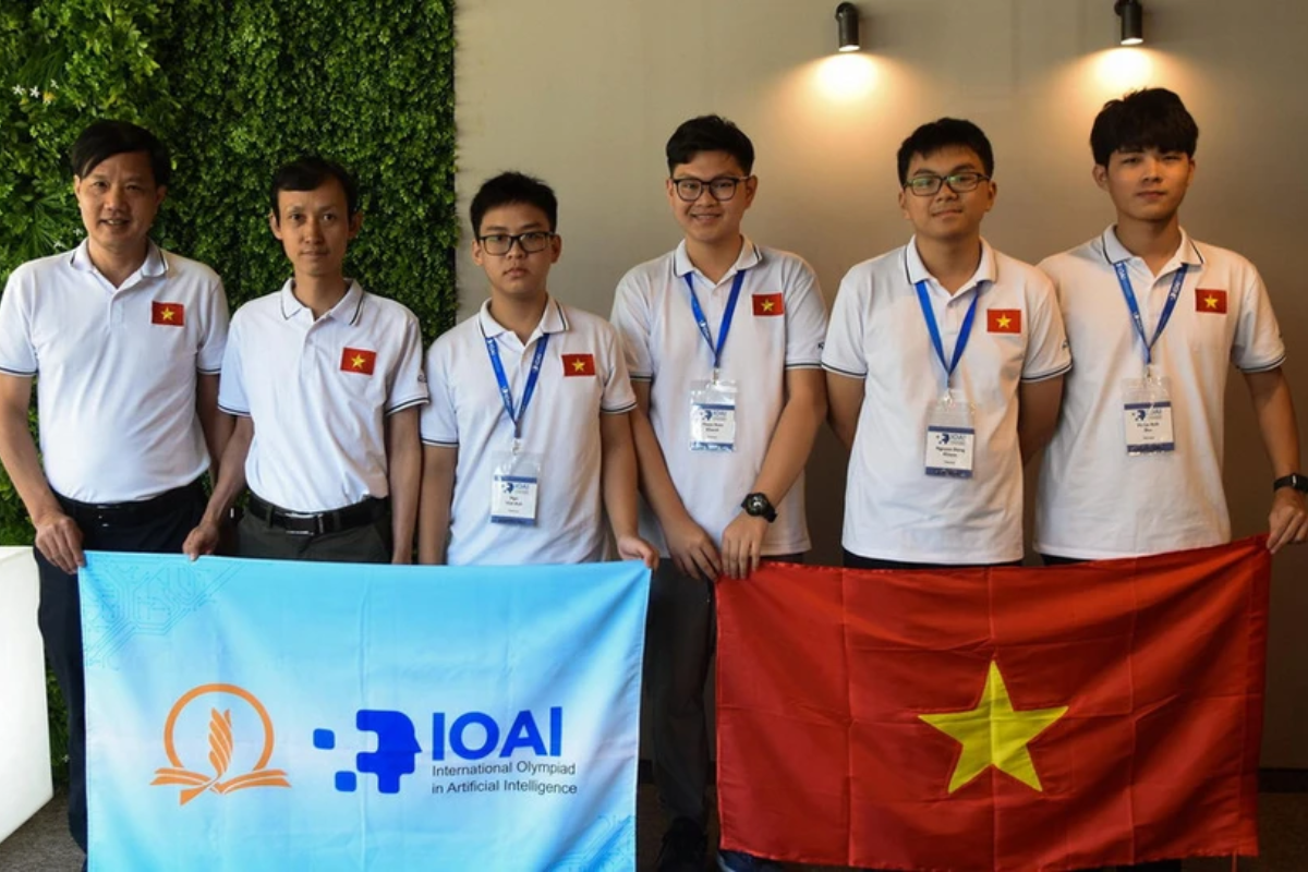 越南学生在国际人工智能奥林匹克竞赛上取得优异成绩
