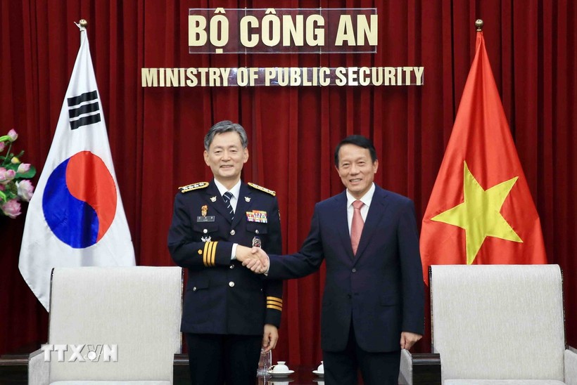 进一步加强越南公安部与韩国警察厅之间的合作