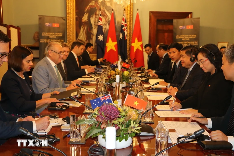 第四次越南-澳大利亚经济伙伴关系部长级会议召开
