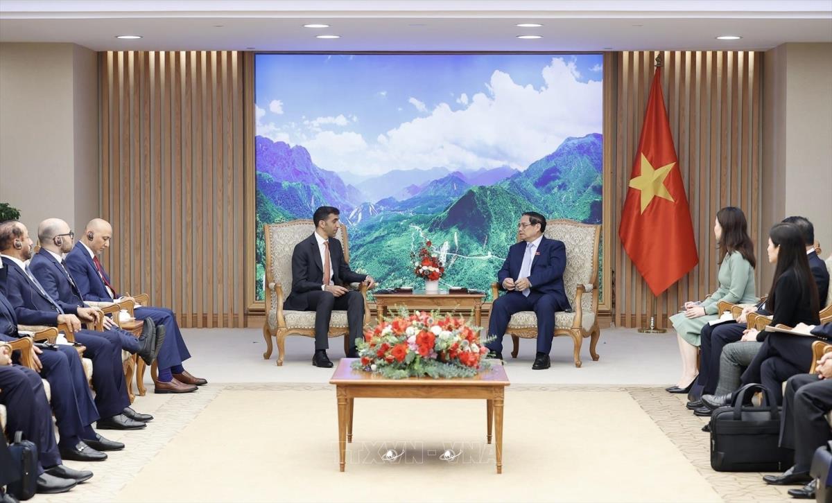 推动越南和阿联酋具合作潜力的领域向前发展