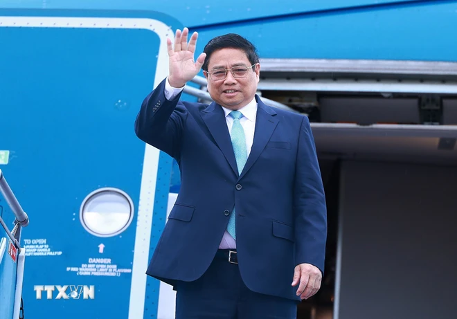 越南政府总理范明正启程赴华出席GMS、 ACMECS 和 CLMV等会议