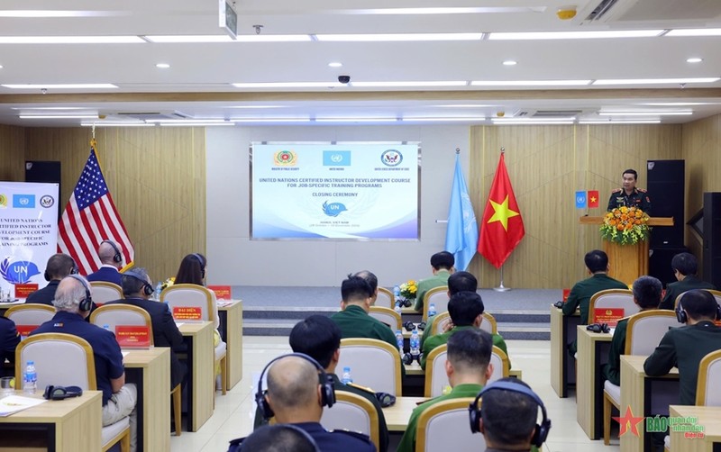 联合国维和教官培训班圆满结业