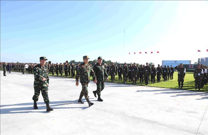 越南、老挝、柬埔寨三国军队举行联合搜救演习