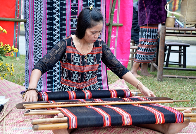 Встреча Нового 2022 года в «Общем доме» Деревни Культур этнических групп Вьетнама