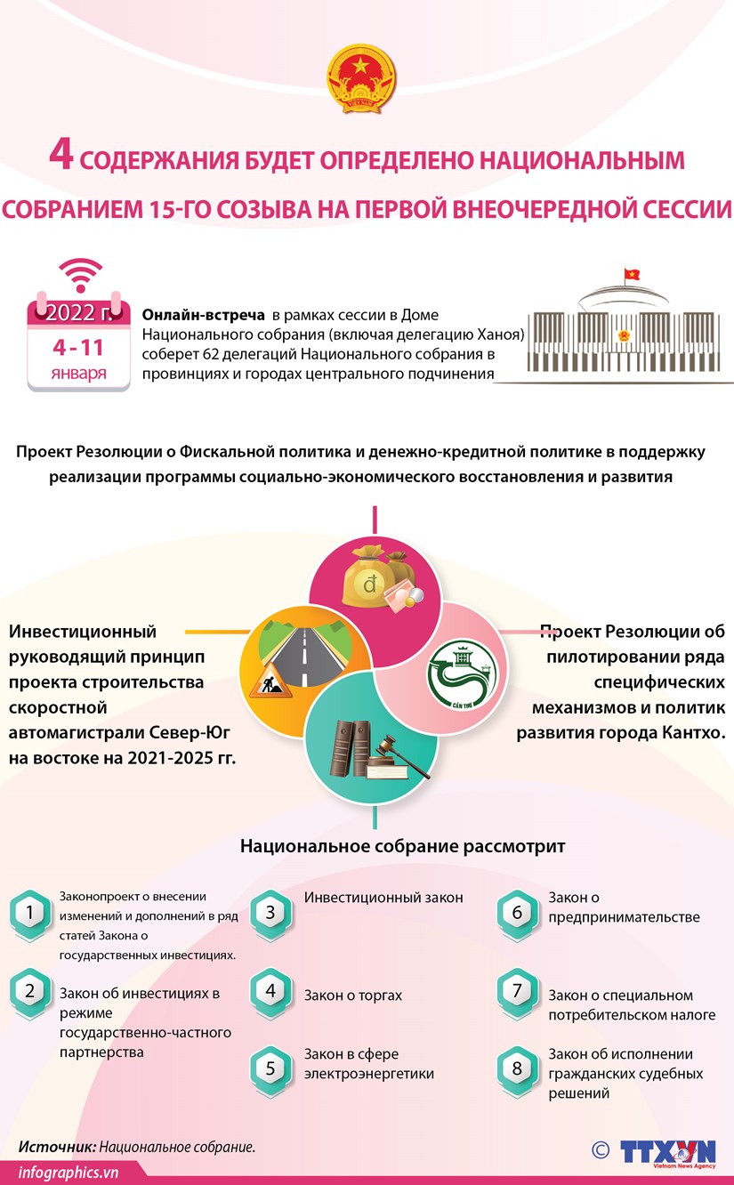 4 содержания будет определено Национальным собранием 15-го созыва на первой внеочередной сессии