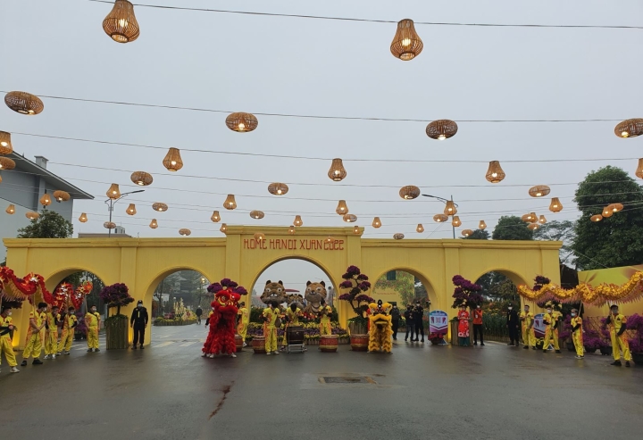 Открытие Весенней цветочной улицы Ханоя 2022