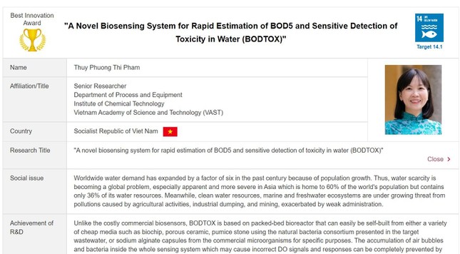 Три вьетнамских женщины-ученых получили «Азиатскую инновационную премию»