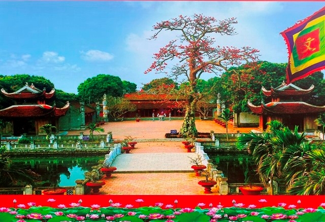 Весеннее посещение храма литературы Ван Миеу - Мао Диен