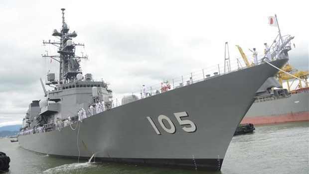 Учебные корабли Морских сил самообороны Японии посетили Дананг