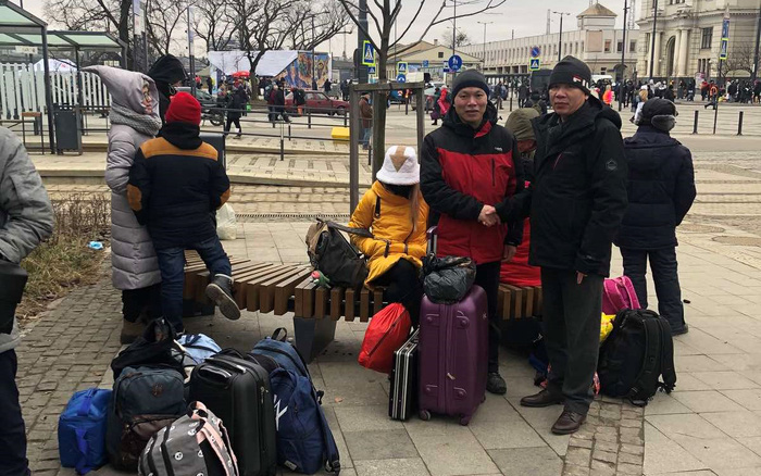 6 пунктов в Европе, где будут собираться граждане Вьетнама с Украины для дальнейшей перевозки на Родину