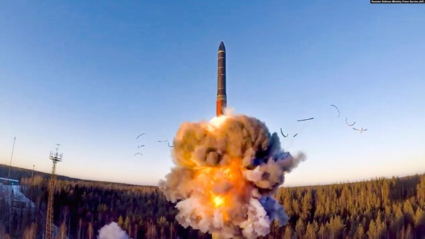 Россия заявила об успешном испытании новой межконтинентальной баллистической ракеты