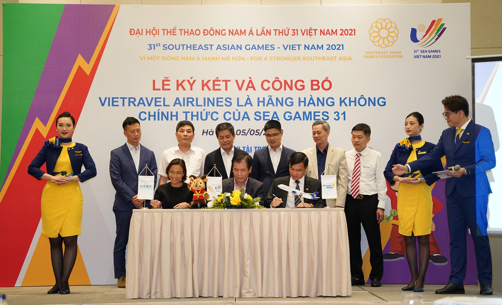 Vietravel Airlines становится официальным авиапартнером SEA Games 31