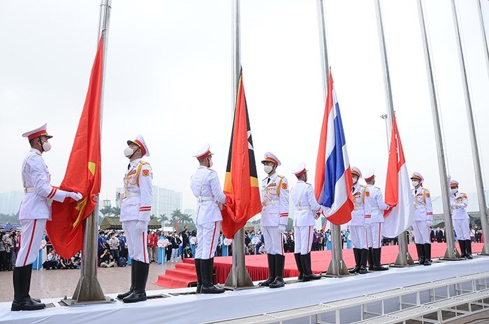 Церемония торжественного подъема флага SEA Games 31