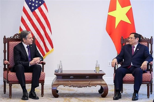 Премьер-министр Фам Минь Тьинь принял госсекретаря США
