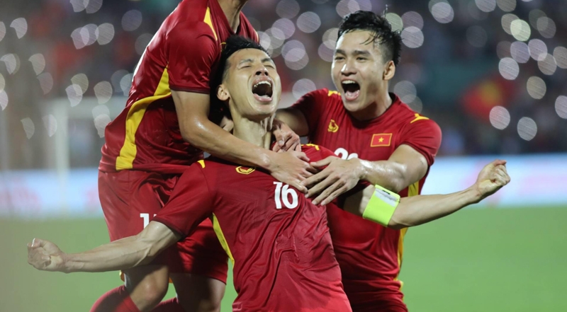 Сборная U23 Вьетнама заняла первое место в группе A после победы над командой Мьянмы