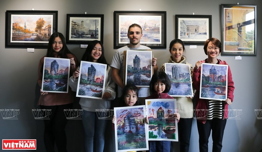 Российские художники с вьетнамским культурным колоритом