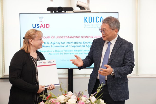 USAID и KOICA подписали первый меморандум об охране окружайющей среды во Вьетнаме