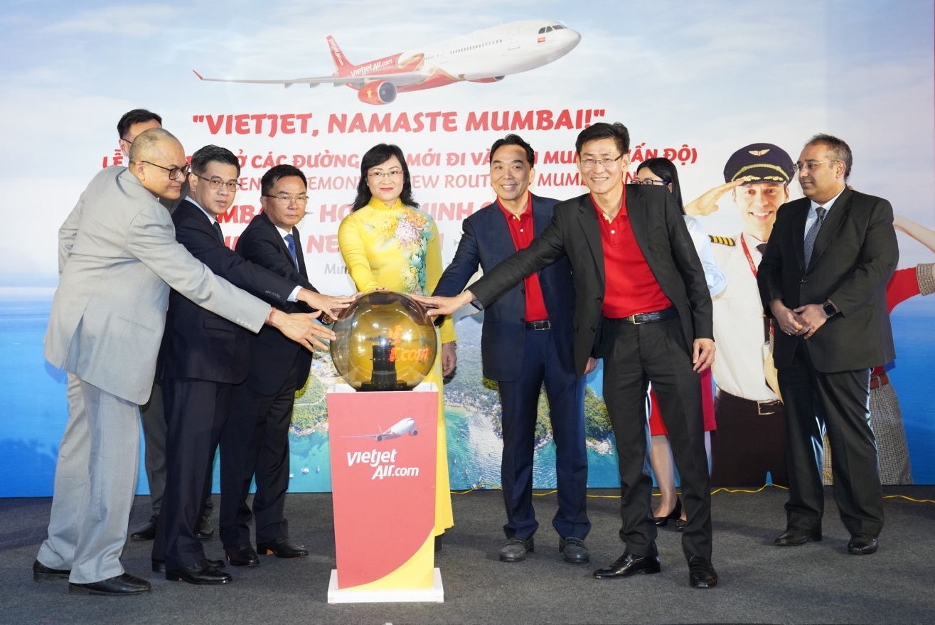 Vietjet открыл авиамаршруты, соединяющие Вьетнам и Индию