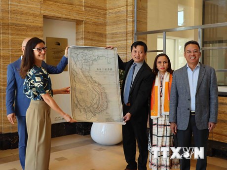 Карта «Аннам Дайкуок» выставлена в музее европейской истории