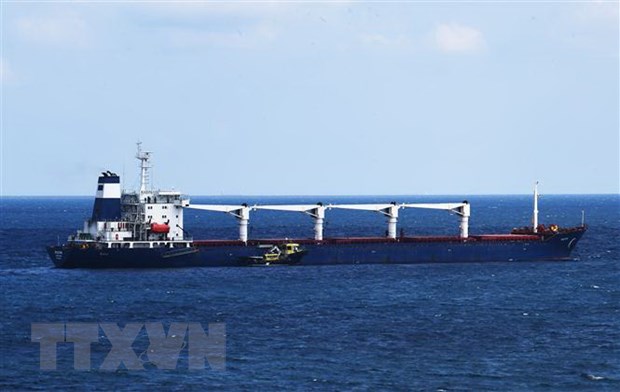 Судно с украинским зерном изменило маршрут