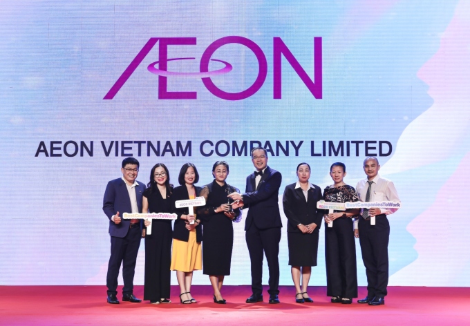 Вьетнамский филиал AEON 4 года подряд назван лучшим рабочим местом в Азии