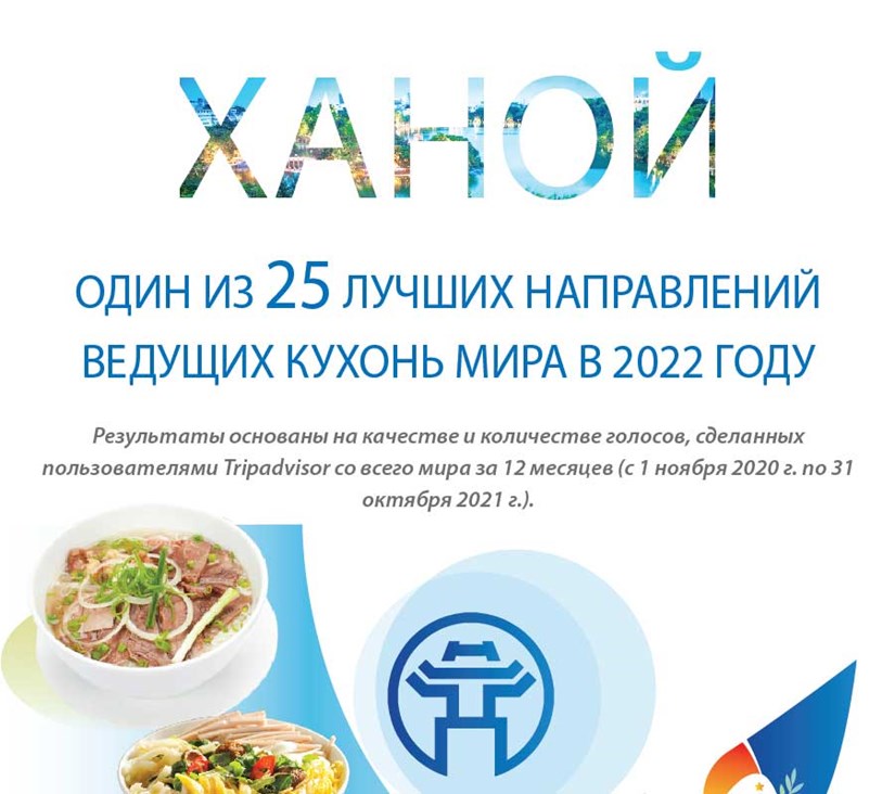 Ханой – один из лучших направлений ведущих кухонь мира в 2022 году