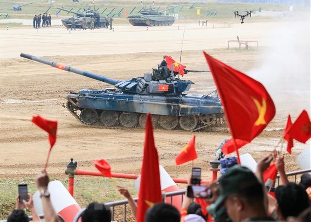 Вьетнам вышел в полуфинал «Танкового биатлона» на Армейских играх-2022