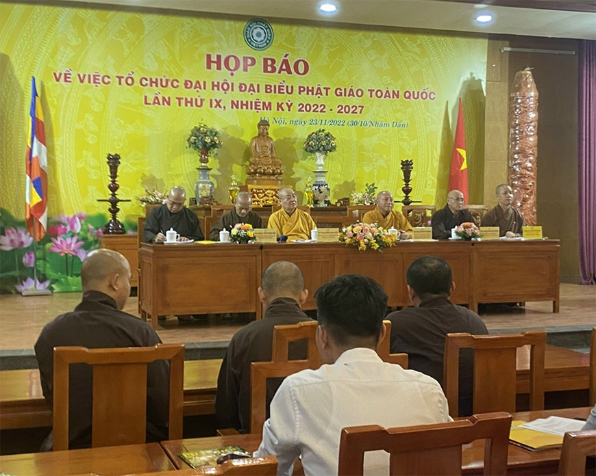 Пресс-конференция посвященная 9-му конгрессу буддистов Вьетнама