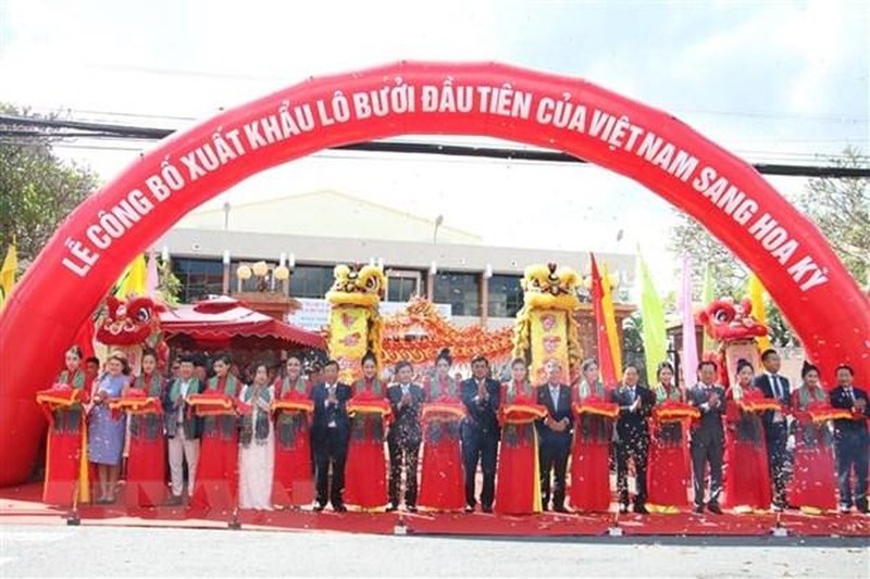 Церемония объявления экспорта первой партии помело из Вьетнама в США