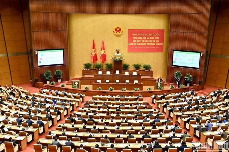 Проходит национальная конференция по изучению и усвоению Резолюции 6-го пленума ЦК КПВ XIII созыва