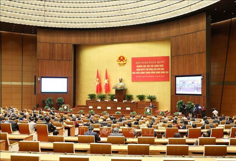 Завершилась Национальная конференция по изучению, усвоению Резолюции 6-го пленума ЦК КПВ XIII созыва