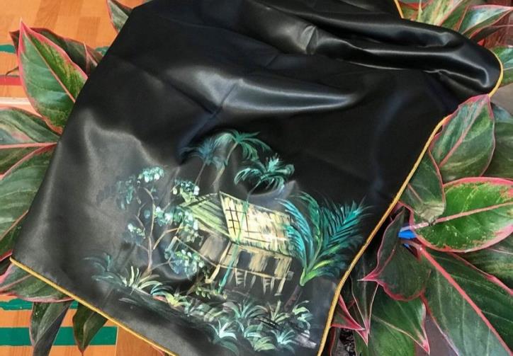 Экологичные ткани для костюмов Lanh My A - Silk Queen