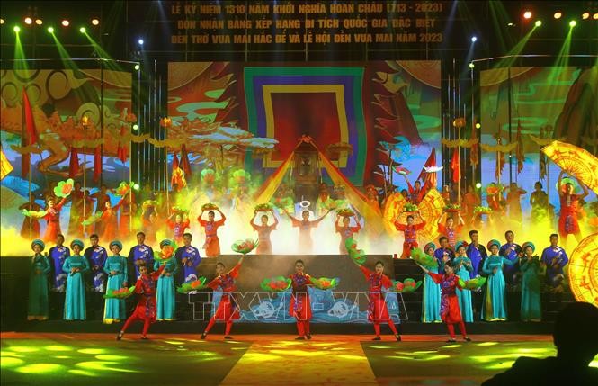 Празднование 1310-летия восстания Хоантяу и открытие фестиваля в храме короля Май 2023 года