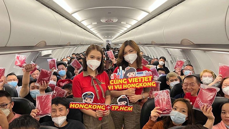 «Vietjet Air» возобновила прямые рейсы между г Хошимином и Гонконгом Китай
