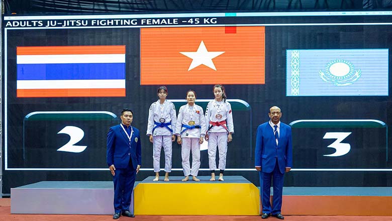 Вьетнам завоевал 2 золотые медали в первый день чемпионата Азии по джиу-джитсу