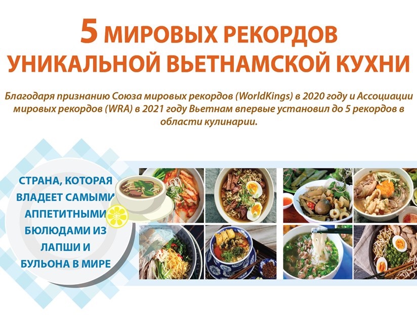 5 мировых рекордов уникальной вьетнамской кухни