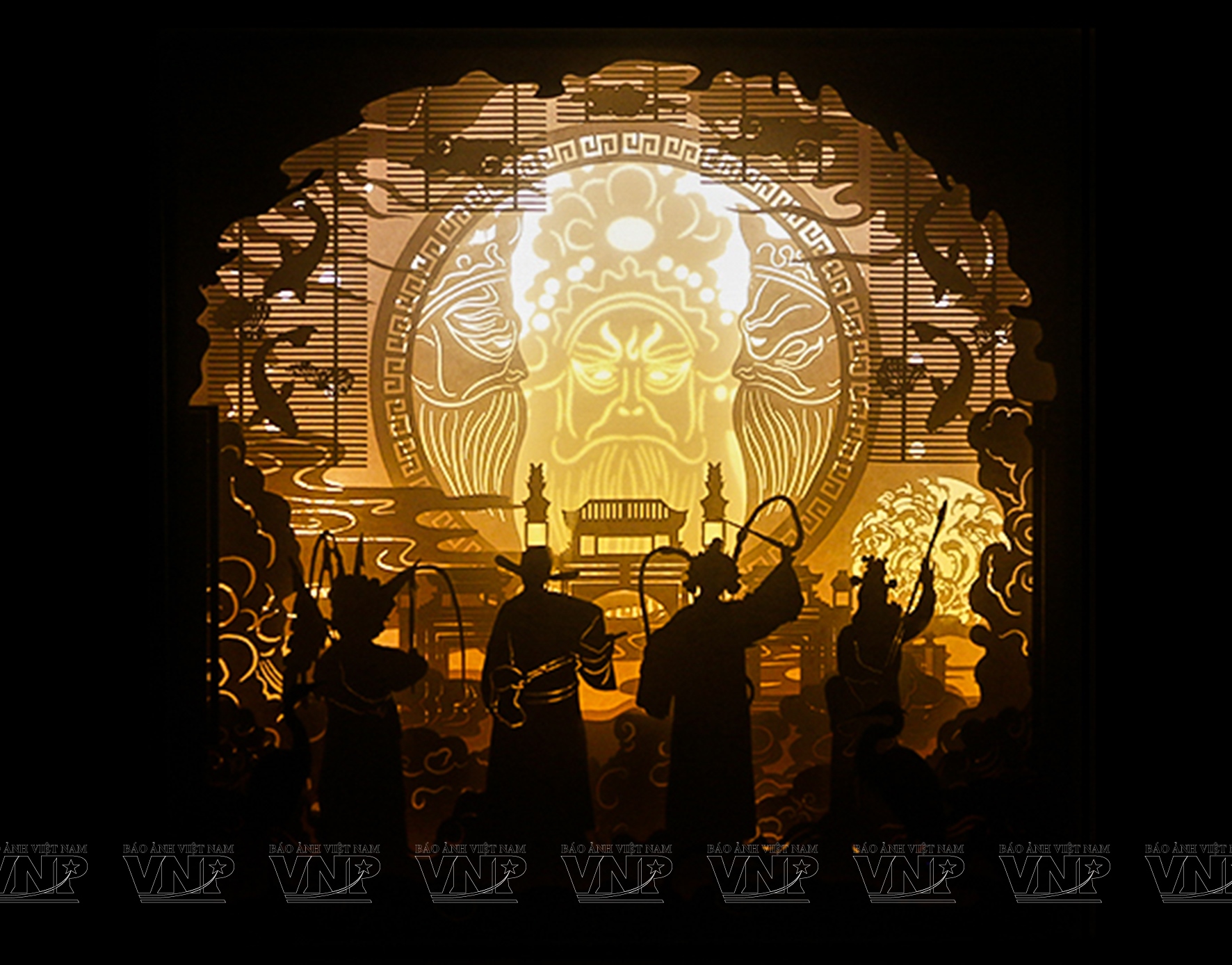 Вьетнамские истории в 3D-светильников из бумаги