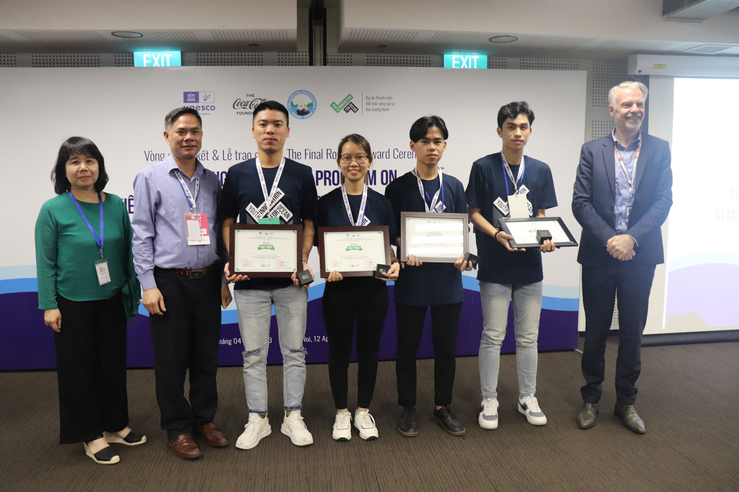 Церемония награждения премии ЮНЕСКО за “Инновационные идеи ради океана без пластика”