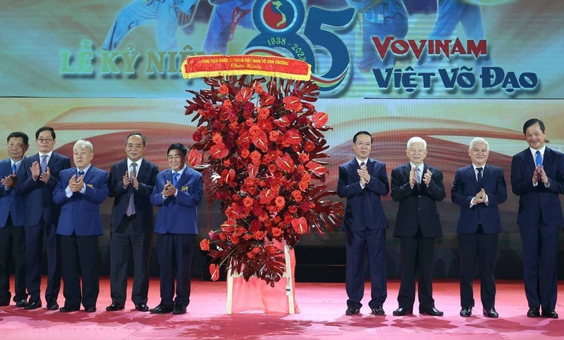 Президент Вьетнама принял участие в церемонии празднования 85-летия основания школы «Вовинам»