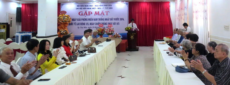 Общество вьетнамо-российской дружбы провинции Фуйен отметило День победы и 1 мая